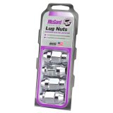 McGard Hex Lug Nut (Cone Seat Bulge Style) M14X1.5 / 22mm Hex / 1.635in. Length (4-Pack) - Chrome thumbnail 2