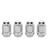 McGard Hex Lug Nut (Cone Seat Bulge Style) M14X1.5 / 22mm Hex / 1.635in. Length (4-Pack) - Chrome thumbnail 3