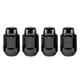 McGard Hex Lug Nut (Cone Seat Bulge Style) M14X1.5 / 22mm Hex / 1.635in. Length (4-Pack) - Black thumbnail 5