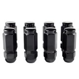 McGard Hex Lug Nut (Cone Seat / Duplex) 9/16-18 / 7/8 Hex / 2.5in. Length (8-Pack) - Black thumbnail 3