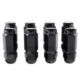 McGard Hex Lug Nut (Cone Seat / Duplex) 9/16-18 / 7/8 Hex / 2.5in. Length (8-Pack) - Black thumbnail 7