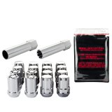 McGard SplineDrive Tuner 4 Lug Install Kit w/Locks & Tool (Cone) M12X1.25 / 13/16 Hex - Chrome thumbnail 5