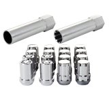 McGard SplineDrive Tuner 4 Lug Install Kit w/Locks & Tool (Cone) M12x1.25 / 13/16 Hex - Chrome (CS) thumbnail 5