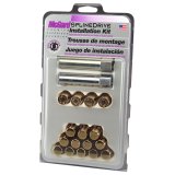 McGard SplineDrive Tuner 4 Lug Install Kit w/Locks & Tool (Cone) M12x1.25 / 13/16 Hex - Gold (CS) thumbnail 6