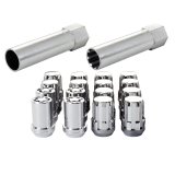 McGard SplineDrive Tuner 4 Lug Install Kit w/Locks & Tool (Cone) M12x1.5 / 13/16 Hex - Chrome (CS) thumbnail 7