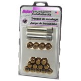 McGard SplineDrive Tuner 4 Lug Install Kit w/Locks & Tool (Cone) M12x1.5 / 13/16 Hex - Gold (CS) thumbnail 7