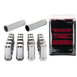 McGard SplineDrive Tuner 5 Lug Install Kit w/Locks & Tool (Cone) M14X1.5 / 1in. Hex - Chrome thumbnail 6