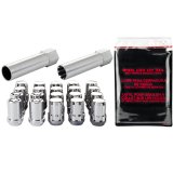 McGard SplineDrive Tuner 5 Lug Install Kit w/Locks & Tool (Cone) M12X1.25 / 13/16 Hex - Chrome thumbnail 4