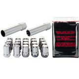 McGard SplineDrive Tuner 5 Lug Install Kit w/Locks & Tool (Cone) M12X1.25 / 13/16 Hex - Chrome thumbnail 7
