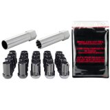 McGard SplineDrive Tuner 5 Lug Install Kit w/Locks & Tool (Cone) M12X1.25 / 13/16 Hex - Black thumbnail 3