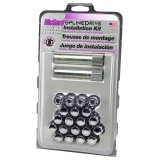 McGard SplineDrive Tuner 5 Lug Install Kit w/Locks & Tool (Cone) M12x1.25 / 13/16 Hex - Chrome (CS) thumbnail 3