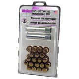 McGard SplineDrive Tuner 5 Lug Install Kit w/Locks & Tool (Cone) M12x1.25 / 13/16 Hex - Gold (CS) thumbnail 5