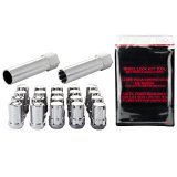McGard SplineDrive Tuner 5 Lug Install Kit w/Locks & Tool (Cone) M12X1.5 / 13/16 Hex - Chrome thumbnail 3