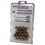 McGard SplineDrive Tuner 5 Lug Install Kit w/Locks & Tool (Cone) M12x1.5 / 13/16 Hex - Gold (CS) thumbnail 7