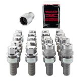 McGard 5 Lug Hex Install Kit w/Locks (Radius Seat Bolt) M14X1.5 / 17mm Hex / 28.1mm Shank L - Chrome thumbnail 3