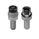 McGard 5 Lug Hex Install Kit w/Locks (Radius Seat Bolt) M14X1.5 / 17mm Hex / 28.1mm Shank L. - Black thumbnail 2