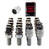 McGard 5 Lug Hex Install Kit w/Locks (Radius Seat Bolt) M14X1.5 / 17mm Hex / 28.1mm Shank L. - Black thumbnail 3