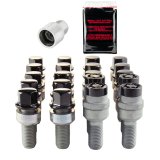 McGard 5 Lug Hex Install Kit w/Locks (Radius Seat Bolt) M14X1.5 / 17mm Hex / 28.1mm Shank L. - Black thumbnail 8