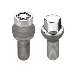 McGard 5 Lug Hex Install Kit w/Locks (Radius Seat Bolt) M14X1.5 / 17mm Hex / 35.4mm Shank L - Chrome thumbnail 4