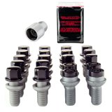 McGard 5 Lug Hex Install Kit w/Locks (Radius Seat Bolt) M14X1.5 / 17mm Hex / 27.5mm Shank L. - Black thumbnail 6