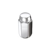 McGard Hex Lug Nut (Cone Seat) M12X1.25 / 13/16 Hex / 1.28in. Length (Box of 100) - Chrome thumbnail 3