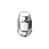 McGard Hex Lug Nut (Cone Seat Bulge Style) 1/2-20 / 3/4 Hex / 1.45in. Length (Box of 100) - Chrome thumbnail 3