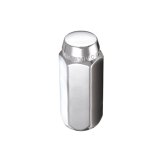 McGard Hex Lug Nut (Cone Seat) M14X1.5 / 13/16 Hex / 1.945in. Length (Box of 100) - Chrome thumbnail 3