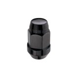 McGard Hex Lug Nut (Cone Seat Bulge Style) 1/2-20 / 3/4 Hex / 1.45in. Length (Box of 144) - Black thumbnail 2