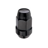 McGard Hex Lug Nut (Cone Seat Bulge Style) M14X1.5 / 22mm Hex / 1.635in. Length (Box of 144) - Black thumbnail 2
