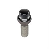 McGard Hex Lug Bolt (Radius Seat) M14X1.5 / 17mm Hex / 28.1mm Shank Length (Box of 50) - Black thumbnail 1