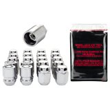 McGard 4 Lug Hex Install Kit w/Locks (Cone Seat Nut) M12X1.25 / 13/16 Hex / 1.28in. Length - Chrome thumbnail 2
