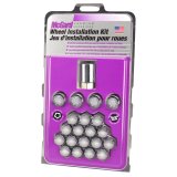 McGard 5 Lug Hex Install Kit (Clamshell) w/Locks (Cone Seat Nut) 1/2-20 / 13/16 Hex - Chrome thumbnail 2