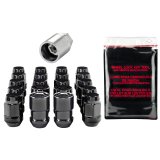 McGard 5 Lug Hex Install Kit w/Locks (Cone Seat Nut / Bulge) M12X1.5 / 3/4 Hex / 1.45in. L - Black thumbnail 2
