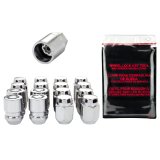 McGard 5 Lug Hex Install Kit w/Locks (Cone Seat Nut) M12X1.25 / 13/16 Hex / 1.28in. Length - Chrome thumbnail 6