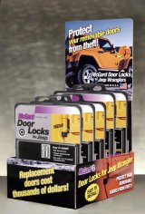 McGard Jeep Door Lock Counter Display - Incl. (3) Sets of 76060 / (2) Sets of 76057 / (1) Display thumbnail 1