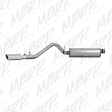 MBRP 2000-2006 Jeep Wrangler (JK) Inline-4 2.5L Inline-6 4.0L Cat Back Single Side thumbnail 7