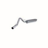 MBRP 1997-1999 Jeep Wrangler (TJ) Inline-4 2.5L Inline-6 4.0L Cat Back Single thumbnail 3