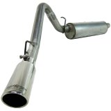MBRP 1997-1999 Jeep Wrangler (TJ) Inline-4 2.5L Inline-6 4.0L Cat Back Single thumbnail 4