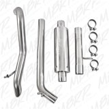 MBRP 2007-2009 Jeep Wrangler (JK) 3.8L V6 4 dr Off-Road Tail Pipe Muffler before Axle thumbnail 4