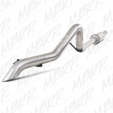MBRP 2007-2009 Jeep Wrangler (JK) 3.8L V6 4 dr Off-Road Tail Pipe Muffler before Axle thumbnail 1