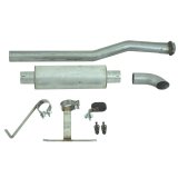 MBRP 98-11 Ford Ranger 3.0/4.0L Cat Back Single Side Turn Down Aluminized Exhaust thumbnail 6
