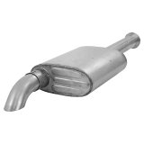 MBRP 00-06 Jeep Wrangler (TJ) Inline-4 2.5L Inline-6 4.0L Cat Back Single Off-Road Turn Down Alum Ex thumbnail 1