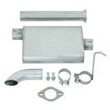 MBRP 00-06 Jeep Wrangler (TJ) Inline-4 2.5L Inline-6 4.0L Cat Back Single Off-Road Turn Down Alum Ex thumbnail 6