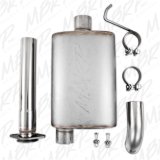 MBRP 00-06 Jeep Wrangler (TJ) Inline-4 2.5L Inline-6 4.0L Cat Back Single Off-Road Turn Down T409 Ex thumbnail 4