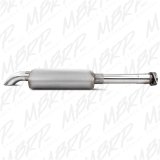 MBRP 00-06 Jeep Wrangler (TJ) Inline-4 2.5L Inline-6 4.0L Cat Back Single Off-Road Turn Down T409 Ex thumbnail 5