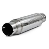 MBRP Universal Resonator 3in Inlet /Outlet 16in Body 20in Overall T304 thumbnail 1