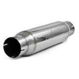 MBRP Universal Resonator 3in Inlet /Outlet 16in Body 20in Overall T304 thumbnail 6