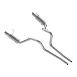 MBRP 05-09 Ford Shelby GT500 / GT Dual Split Rear Street Version 4in Tips T409 Exhaust System thumbnail 3