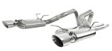 MBRP 05-09 Ford Shelby GT500 / GT Dual Split Rear Street Version 4in Tips T409 Exhaust System thumbnail 5