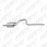 MBRP 05-09 Ford Shelby GT500 / GT Dual Split Rear Street Version 4in Tips T409 Exhaust System thumbnail 8